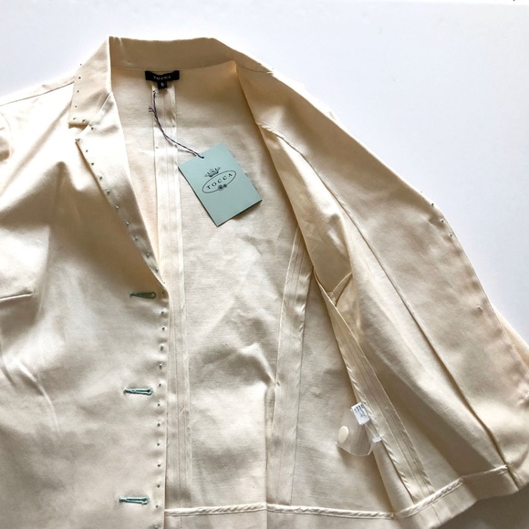 TOCCA - NWT - 3/4 Sleeve Ivory Jacket - Picture 4 of 4